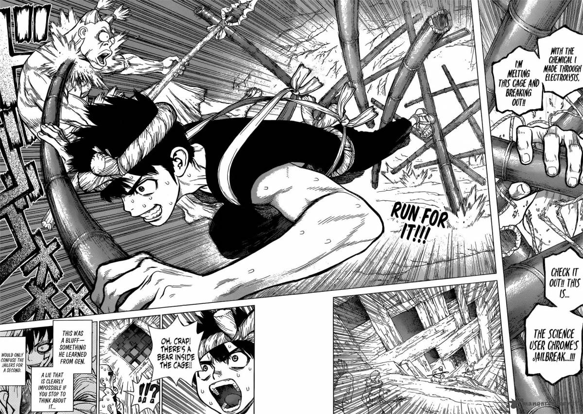 Dr. Stone Manga Chapter 72 page 2 - Experience Points scene