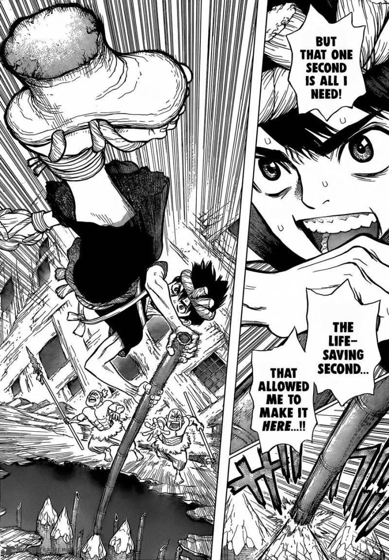 Dr. Stone Manga Chapter 72 page 3 - Experience Points scene