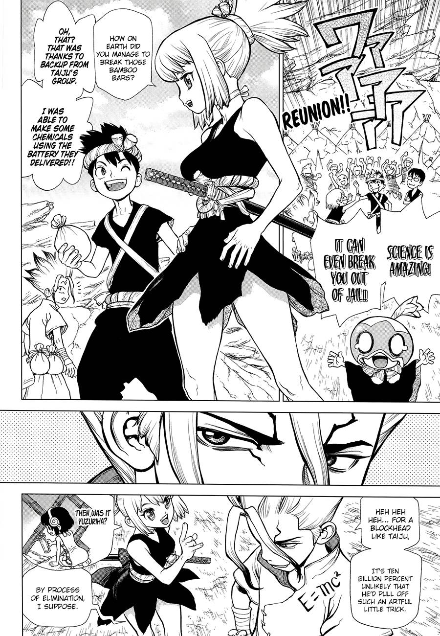 Dr. Stone Manga Chapter 73 page 2 - Top-Secret Mission scene
