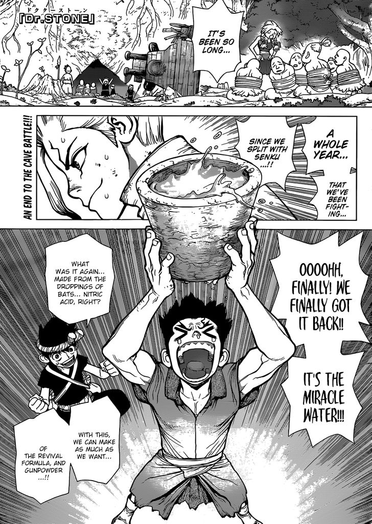 Dr. Stone Manga Chapter 76 page 1 - Final Battle scene