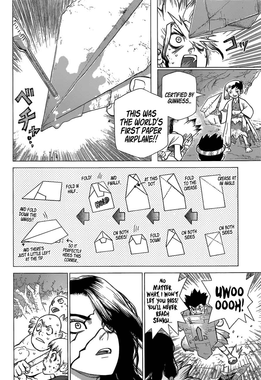 Dr. Stone Manga Chapter 77 page 18 - The Power of Science scene