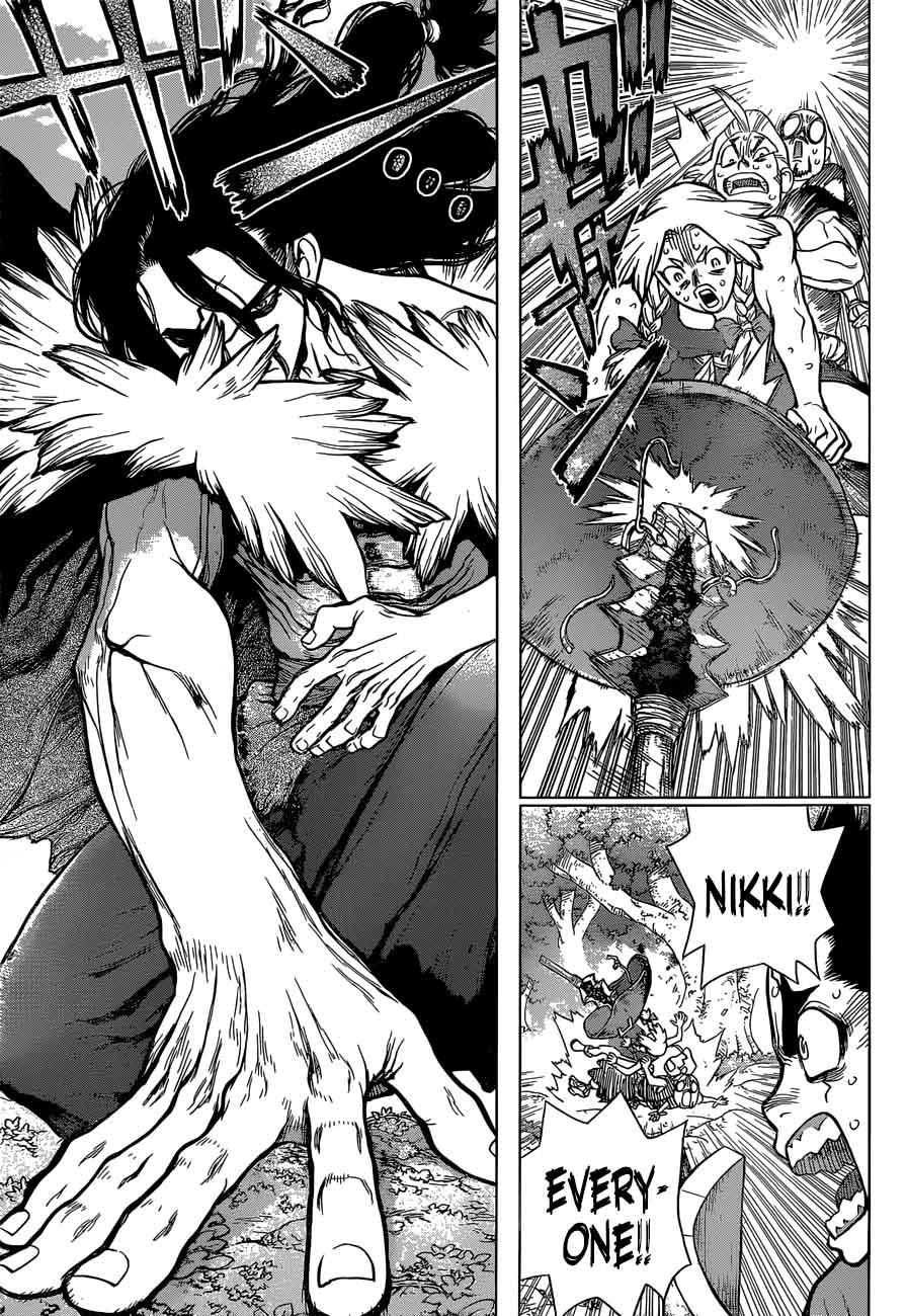 Dr. Stone Manga Chapter 77 page 7 - The Power of Science scene