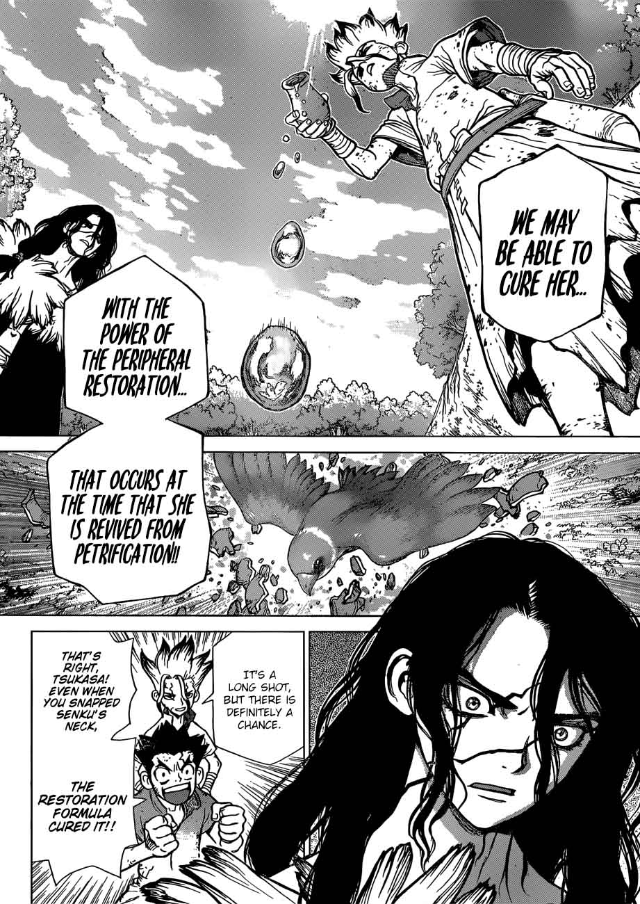 Dr. Stone Manga Chapter 78 page 11 - That Which Destroys or Saves scene