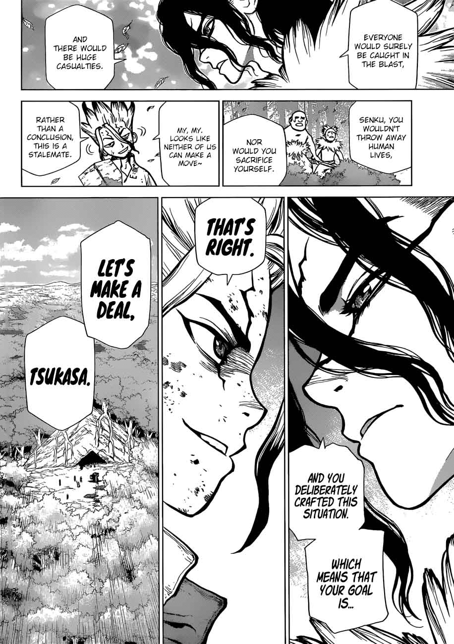 Dr. Stone Manga Chapter 78 page 7 - That Which Destroys or Saves scene