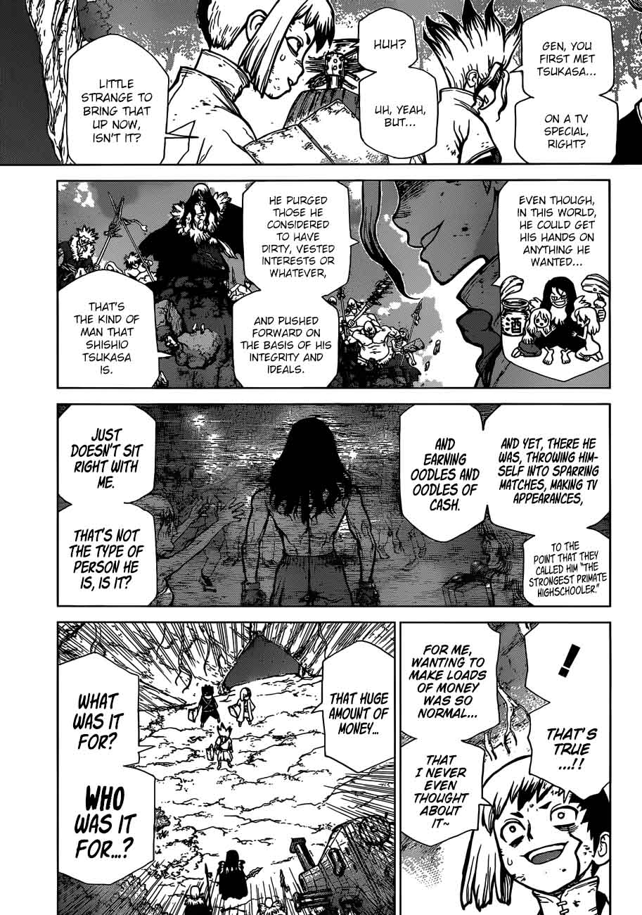 Dr. Stone Manga Chapter 78 page 8 - That Which Destroys or Saves scene