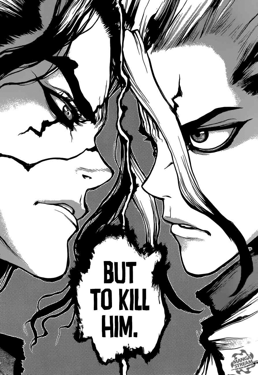 Dr. Stone Manga Chapter 8 page 13 - Raise the Smoke Signal scene