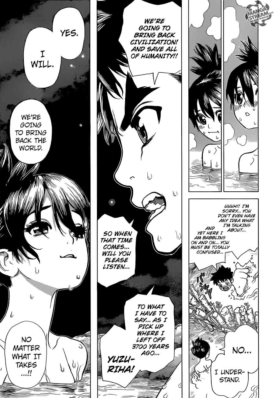 Dr. Stone Manga Chapter 8 page 3 - Raise the Smoke Signal scene
