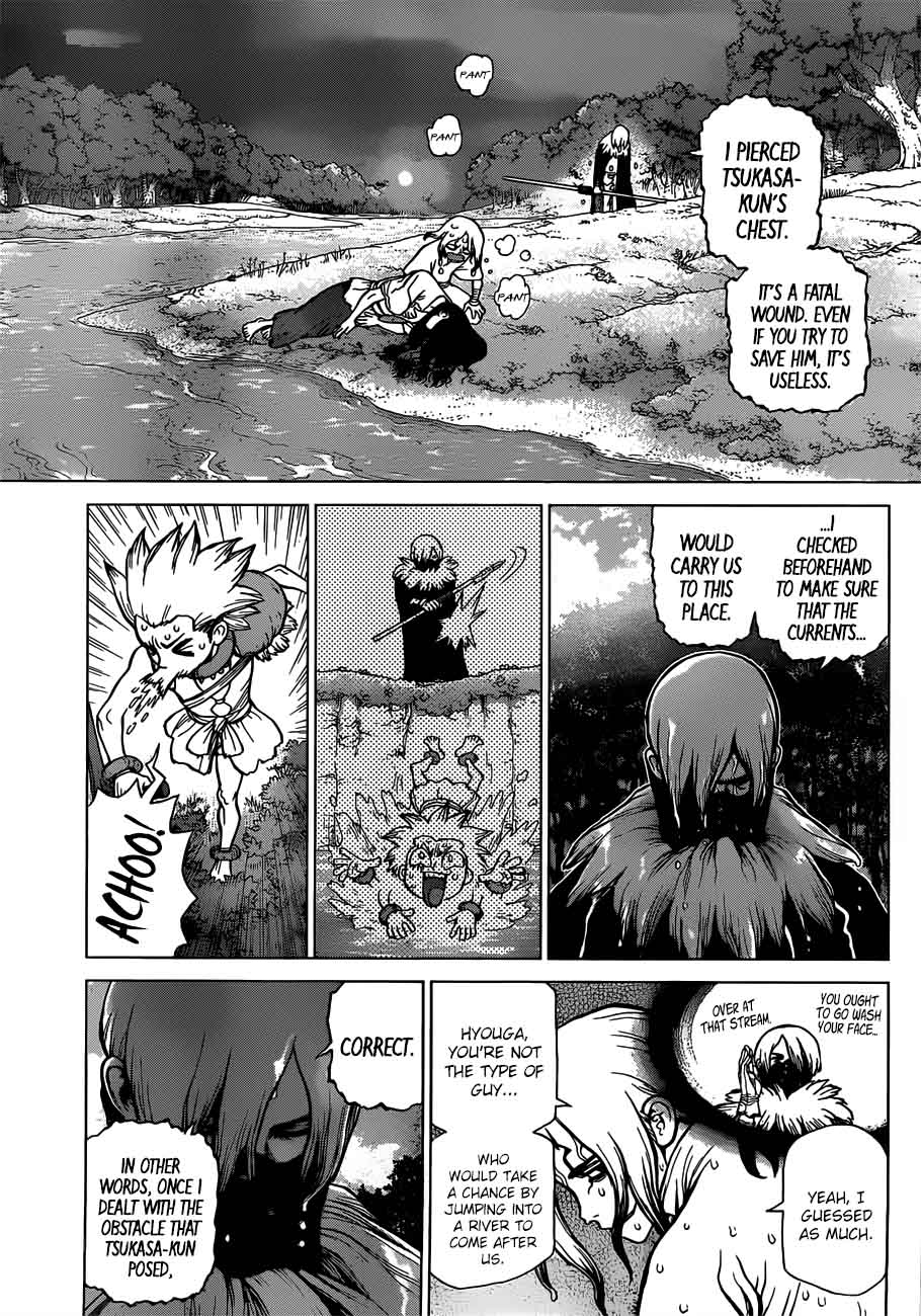 Dr. Stone Manga Chapter 80 page 5 - Humanity's Strongest Tag Team scene