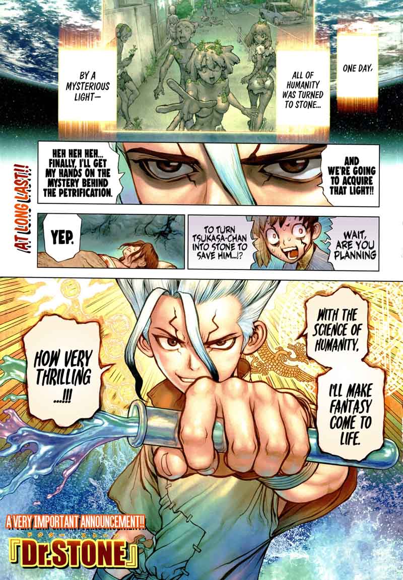 Dr. Stone Manga Chapter 83 page 2 - Dr. Stone scene