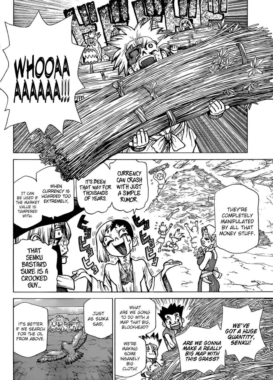 Dr. Stone Manga Chapter 86 page 16 - Money scene