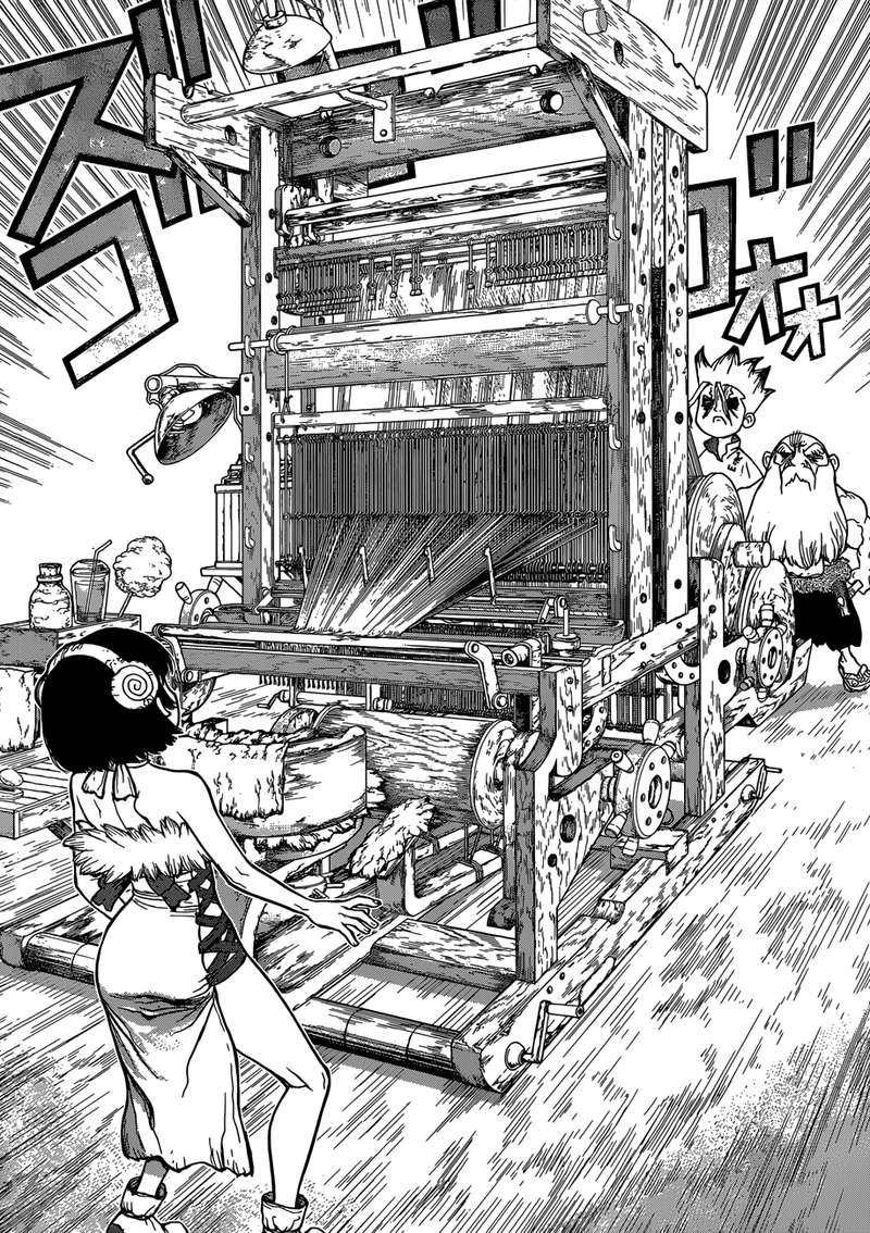 Dr. Stone Manga Chapter 87 page 10 - Senku's Department Store scene