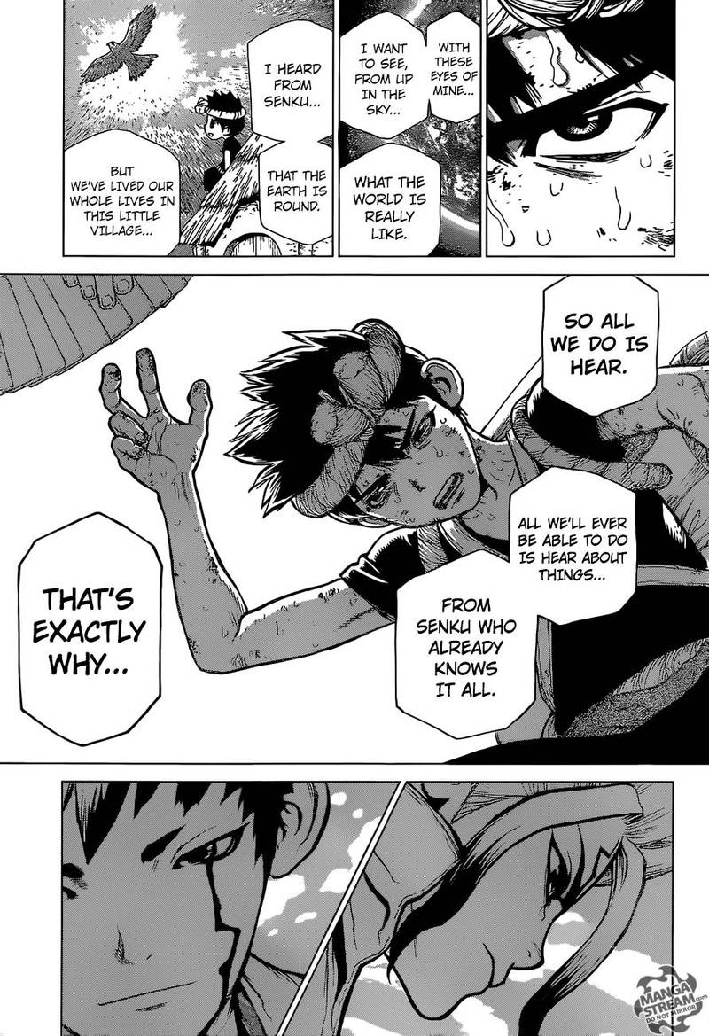 Dr. Stone Manga Chapter 88 page 10 - Wings of Humanity scene