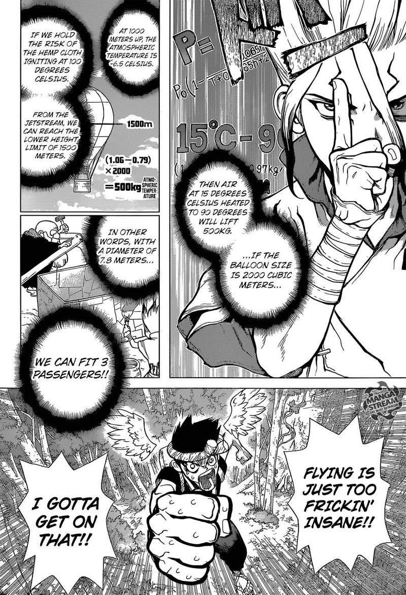 Dr. Stone Manga Chapter 88 page 2 - Wings of Humanity scene