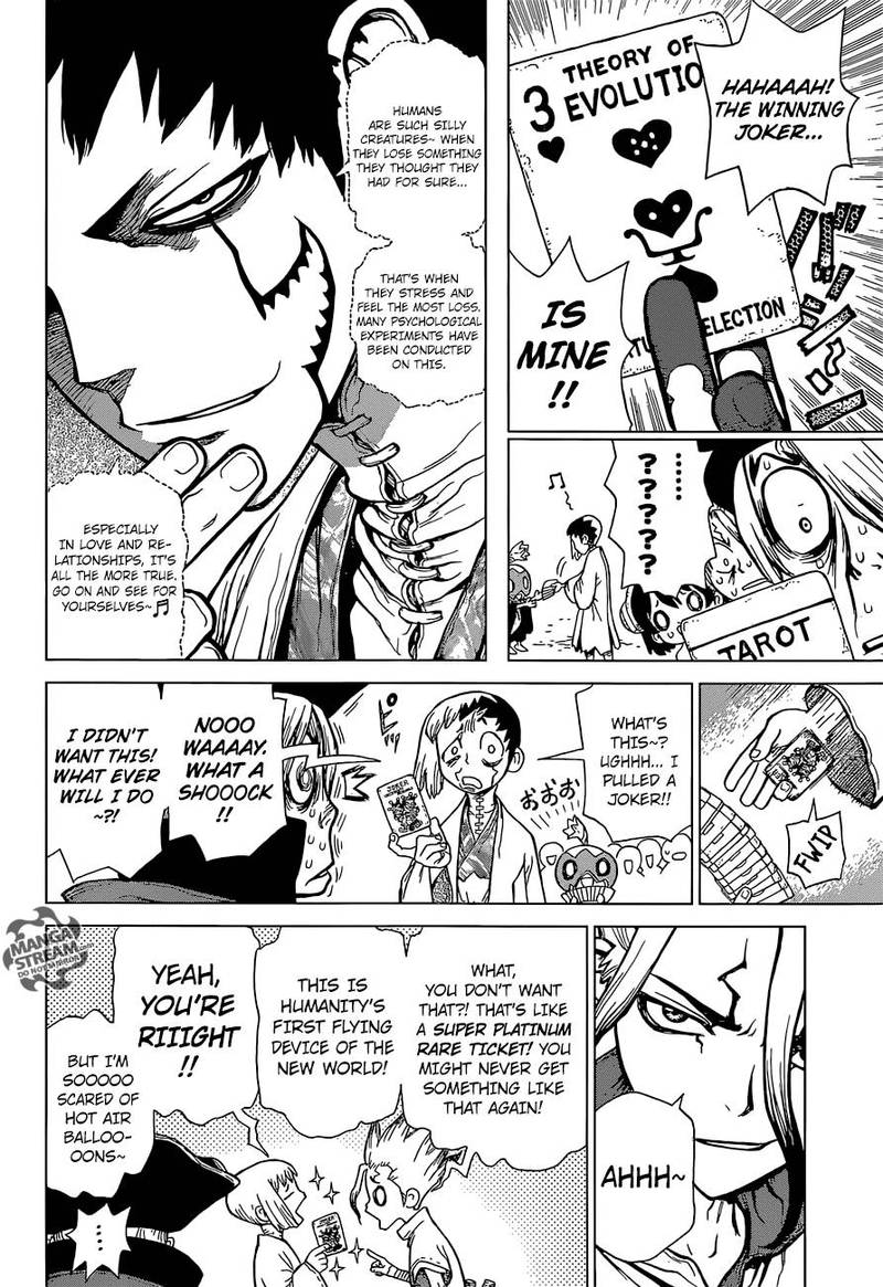 Dr. Stone Manga Chapter 88 page 7 - Wings of Humanity scene