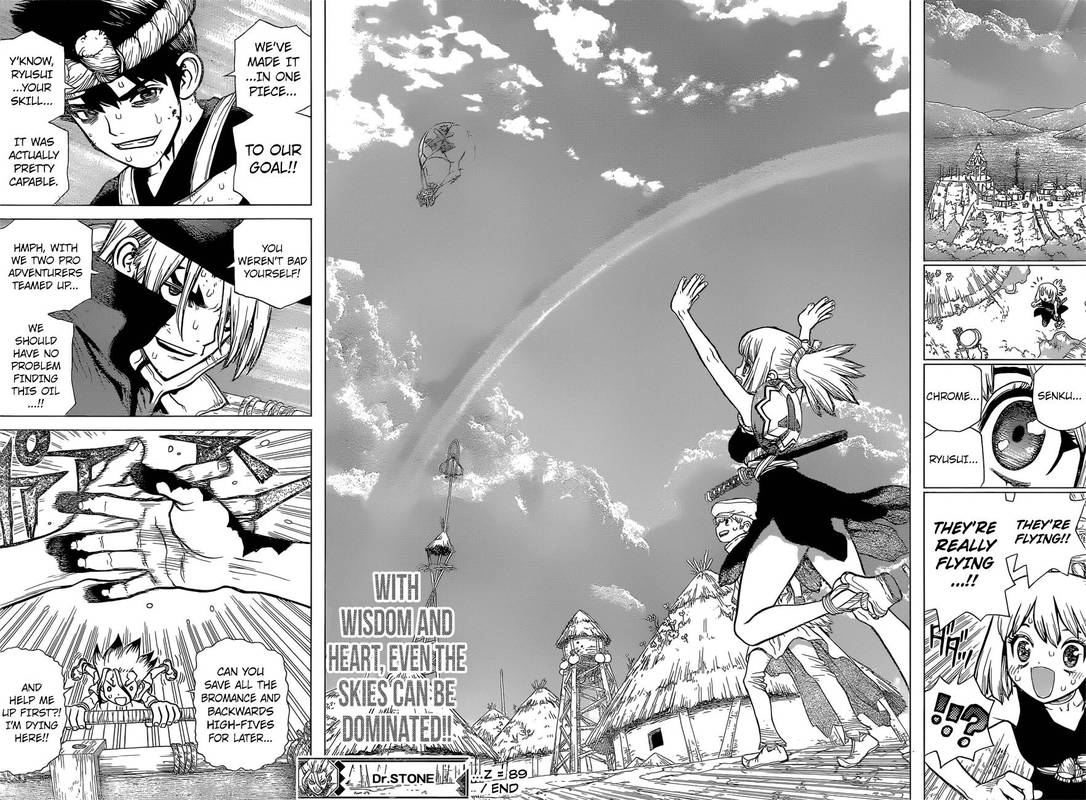 Dr. Stone Manga Chapter 89 page 16 - Adventures scene