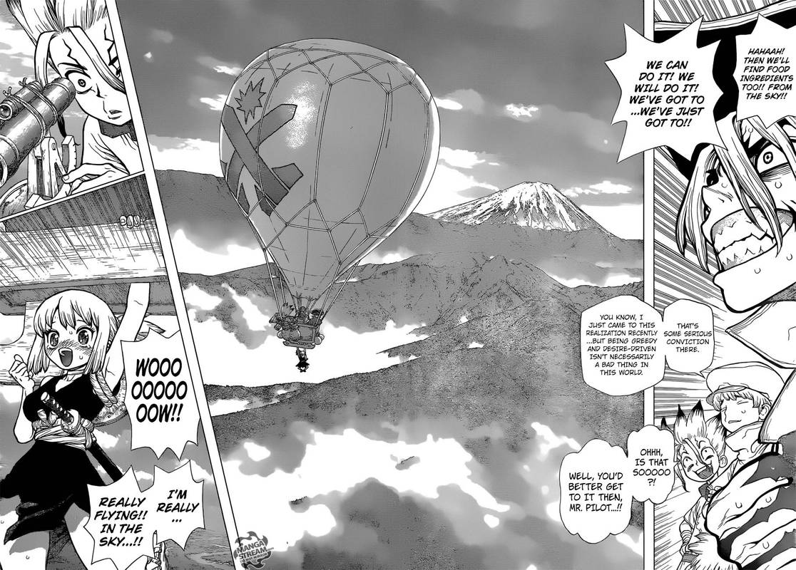 Dr. Stone Manga Chapter 90 page 4 - New World Map scene
