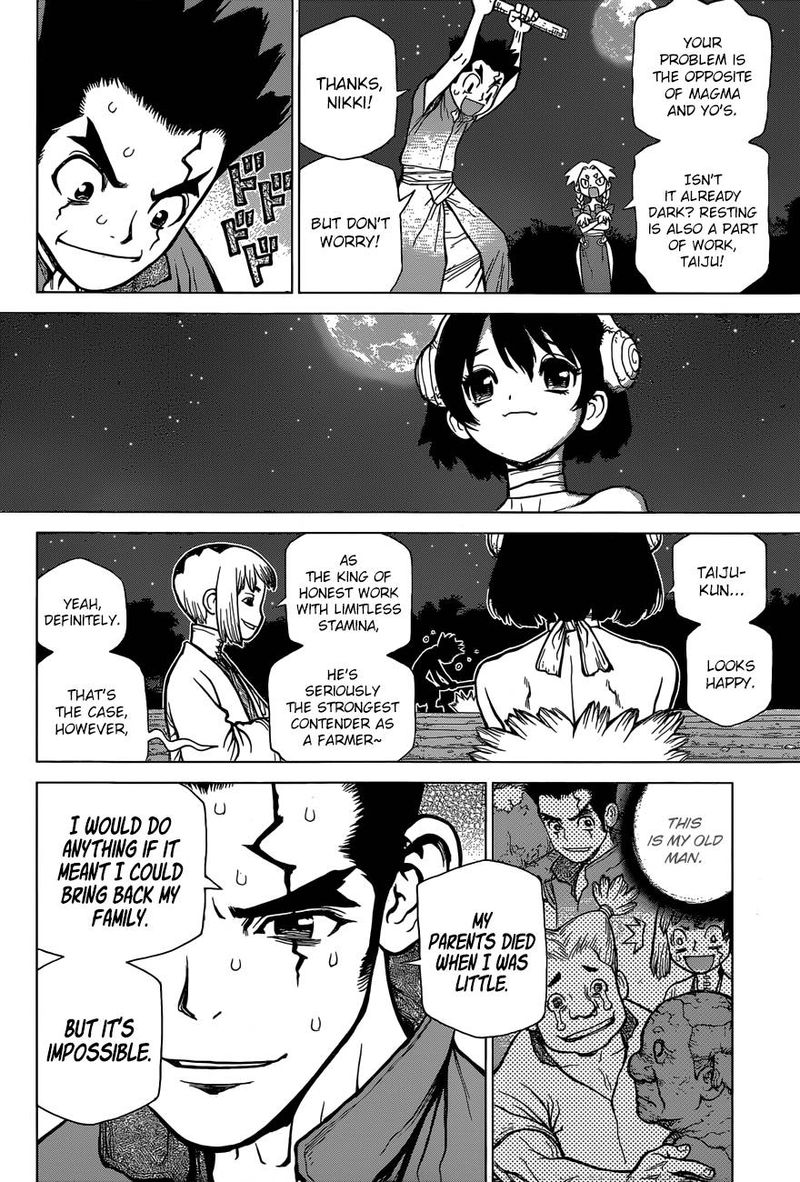 Dr. Stone Manga Chapter 91 page 9 - Need Bread? Start with Wheat scene