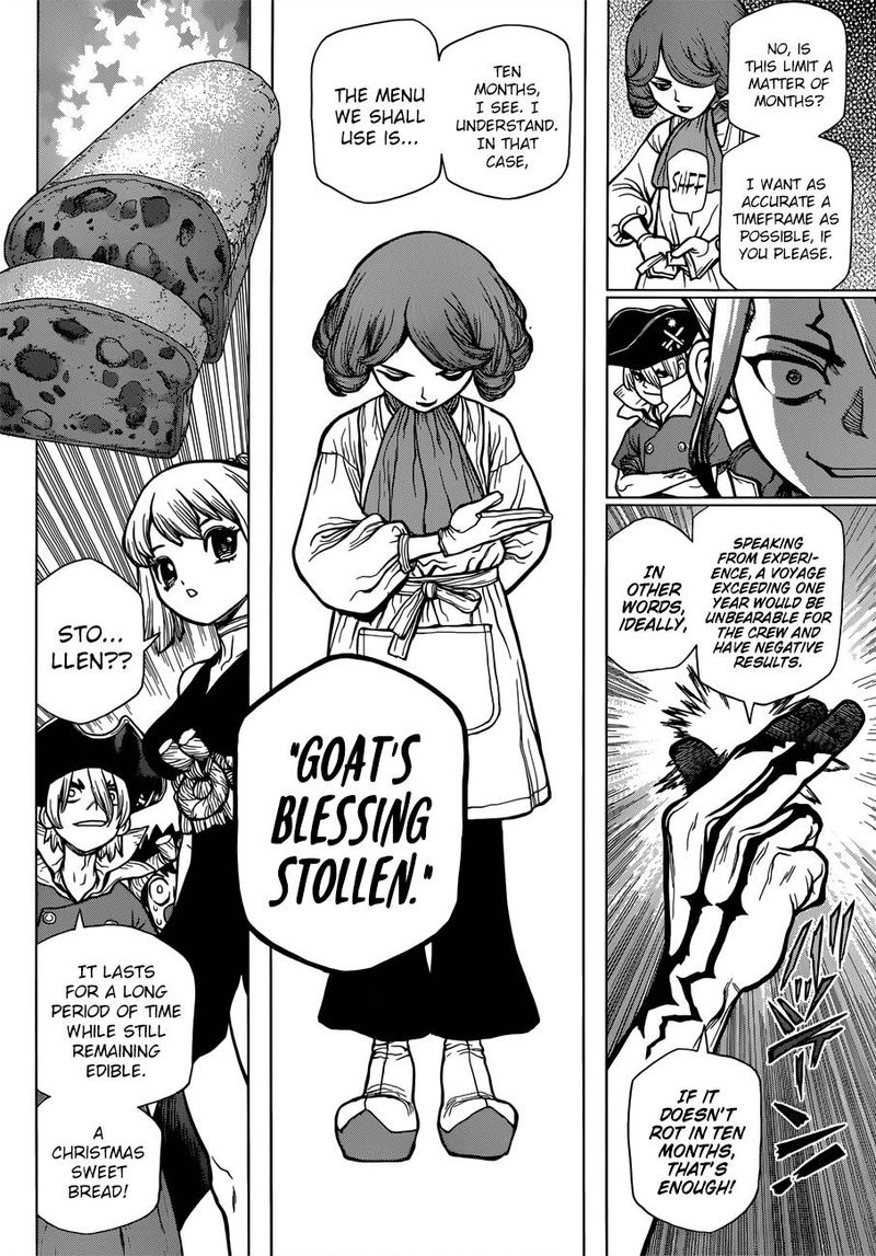 Dr. Stone Manga Chapter 92 page 12 - Desire Is Noble scene