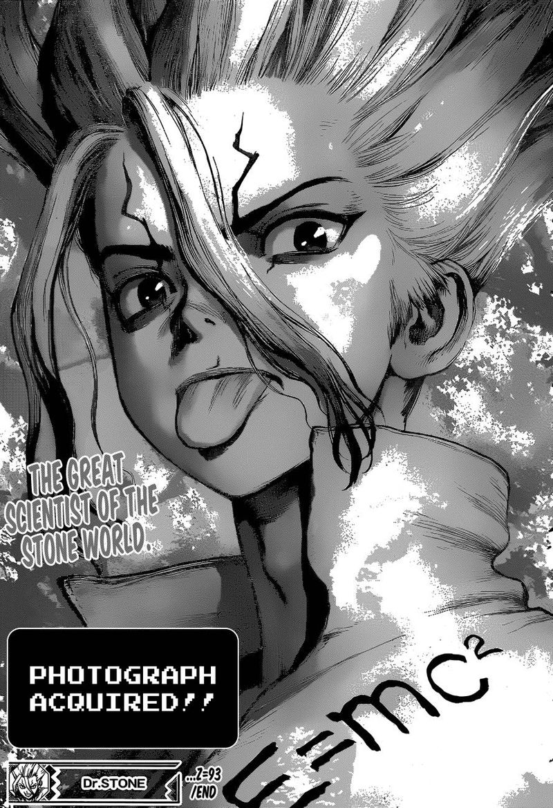 Dr. Stone Manga Chapter 93 page 17 - The First Shot Is Yours scene