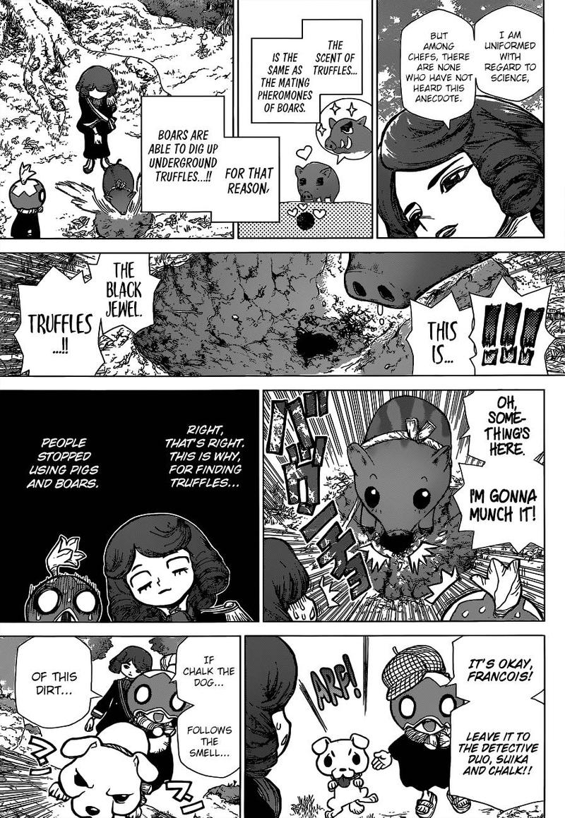Dr. Stone Manga Chapter 94 page 13 - The Scent of Black Gold scene
