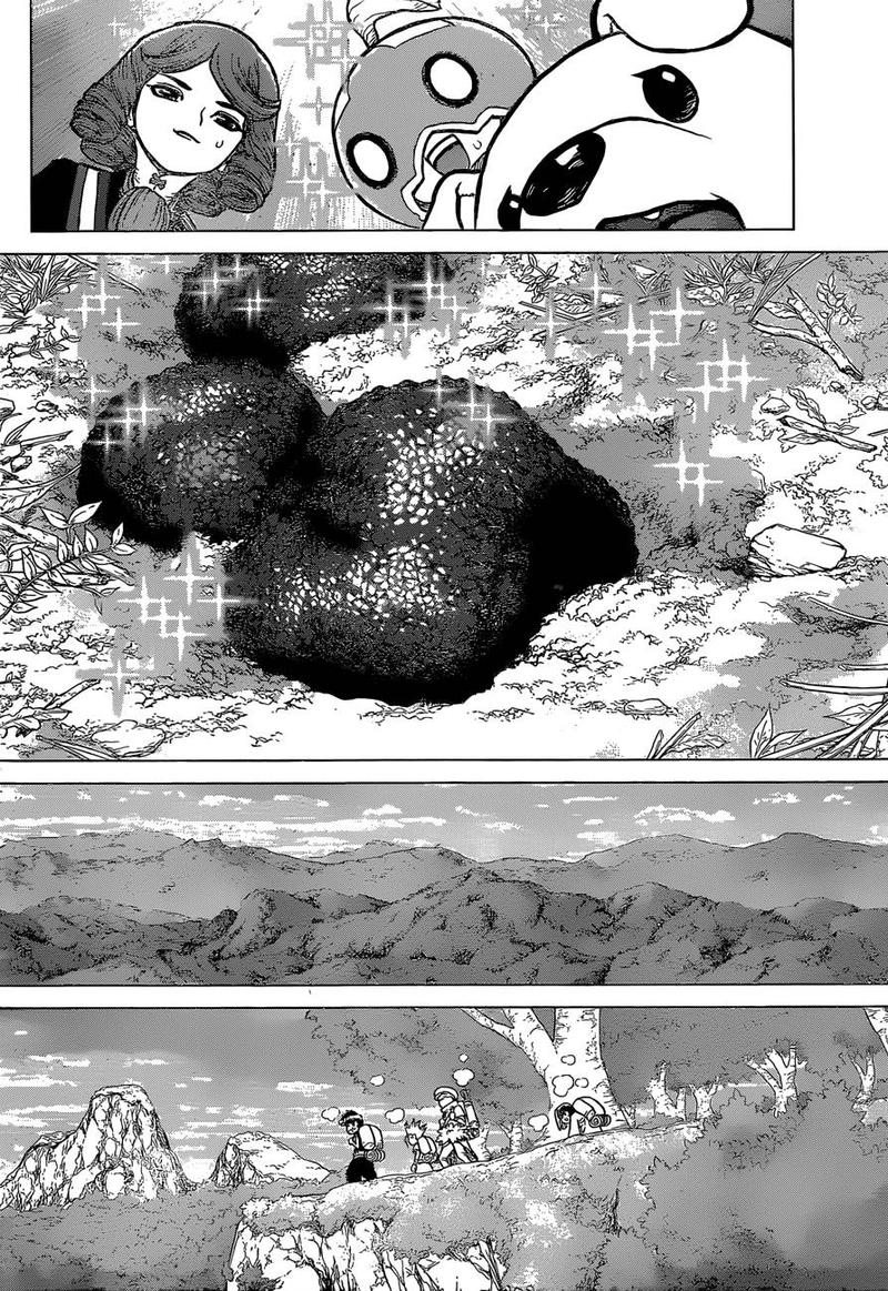 Dr. Stone Manga Chapter 94 page 14 - The Scent of Black Gold scene