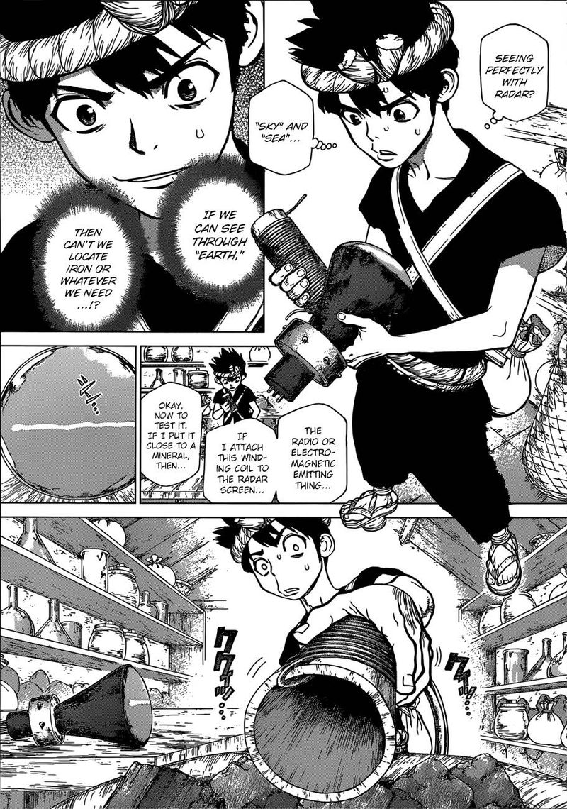 Dr. Stone Manga Chapter 97 page 7 - The Joy of Leadership scene