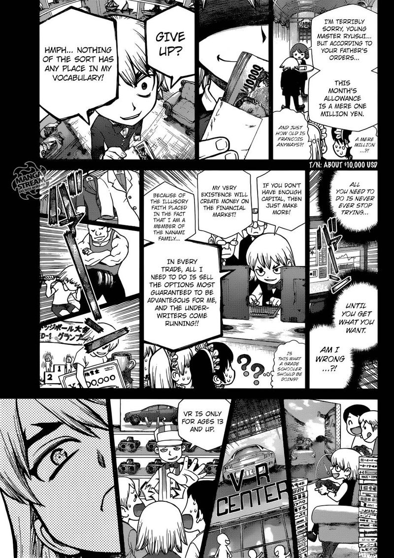 Dr. Stone Manga Chapter 98 page 11 - Ryusui scene