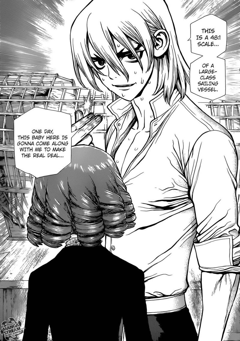 Dr. Stone Manga Chapter 98 page 17 - Ryusui scene