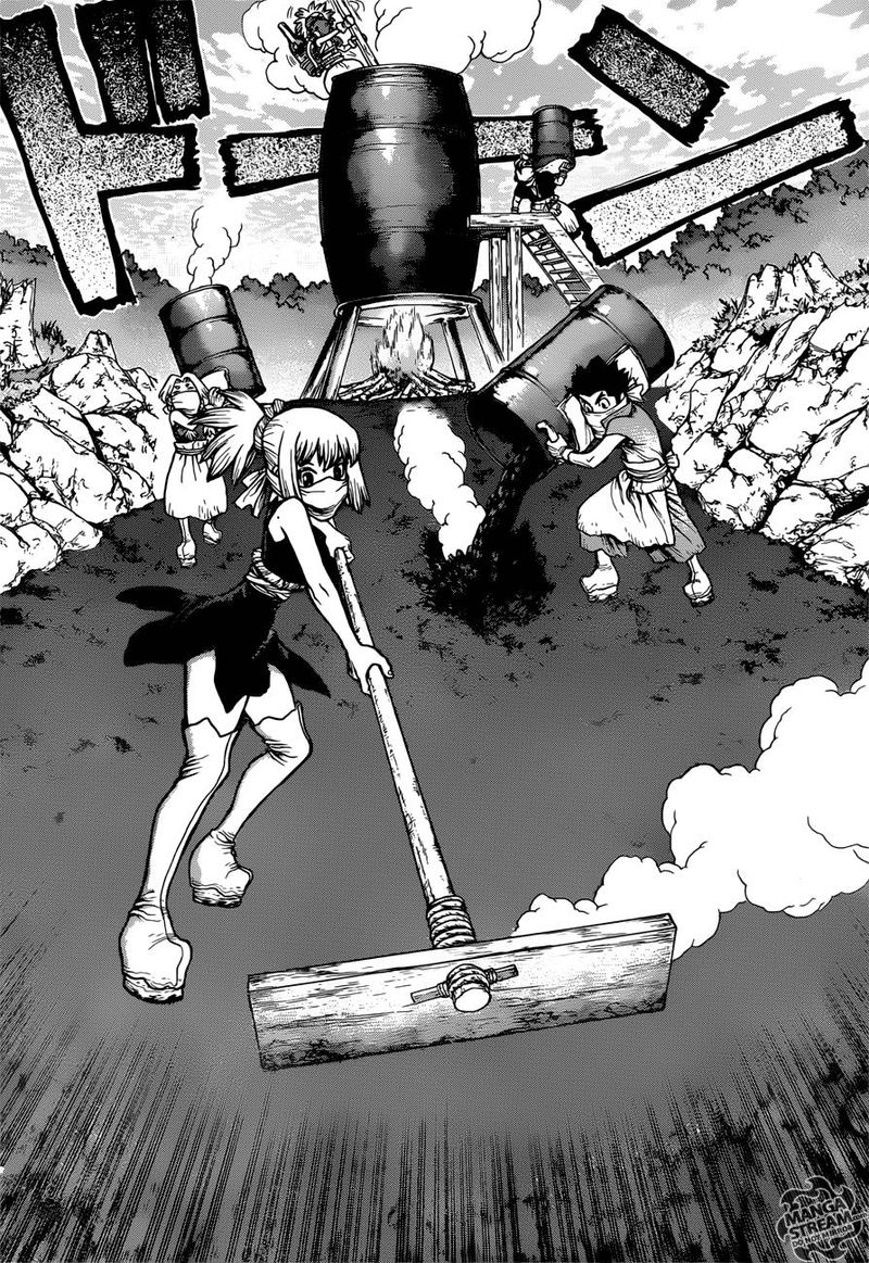 Dr. Stone Manga Chapter 98 page 4 - Ryusui scene