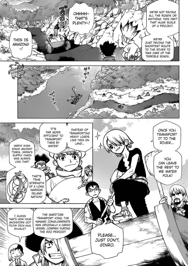 Dr. Stone Manga Chapter 98 page 7 - Ryusui scene
