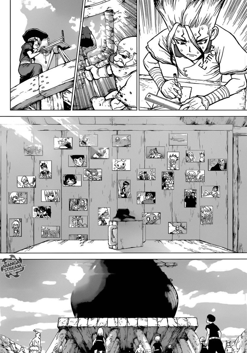 Dr. Stone Manga Chapter 99 page 11 - Kingdom of Science Photo Journal scene