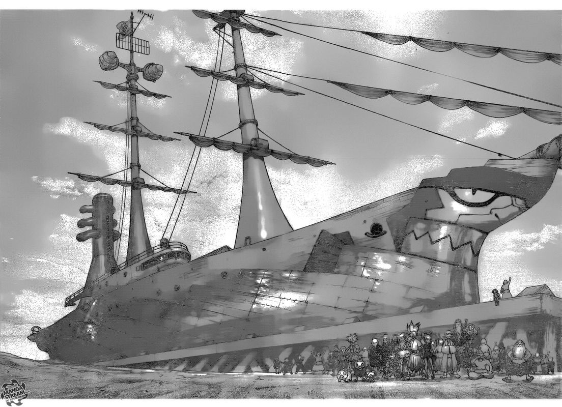 Dr. Stone Manga Chapter 99 page 15 - Kingdom of Science Photo Journal scene